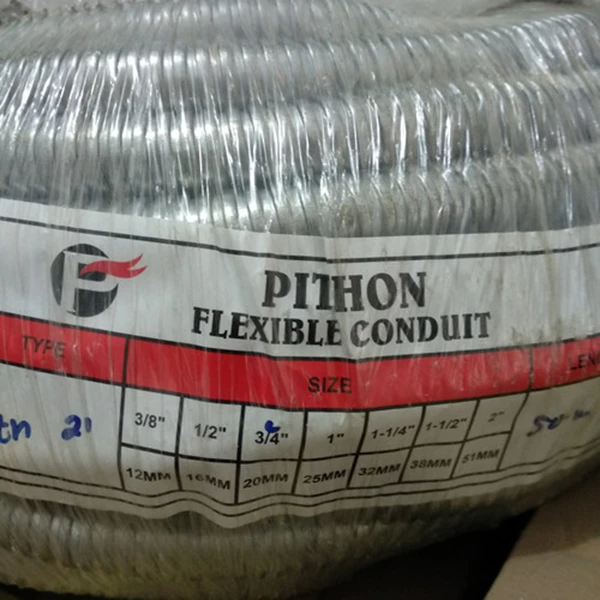 PVC Coated Flexible Metal Conduit Water Proof 